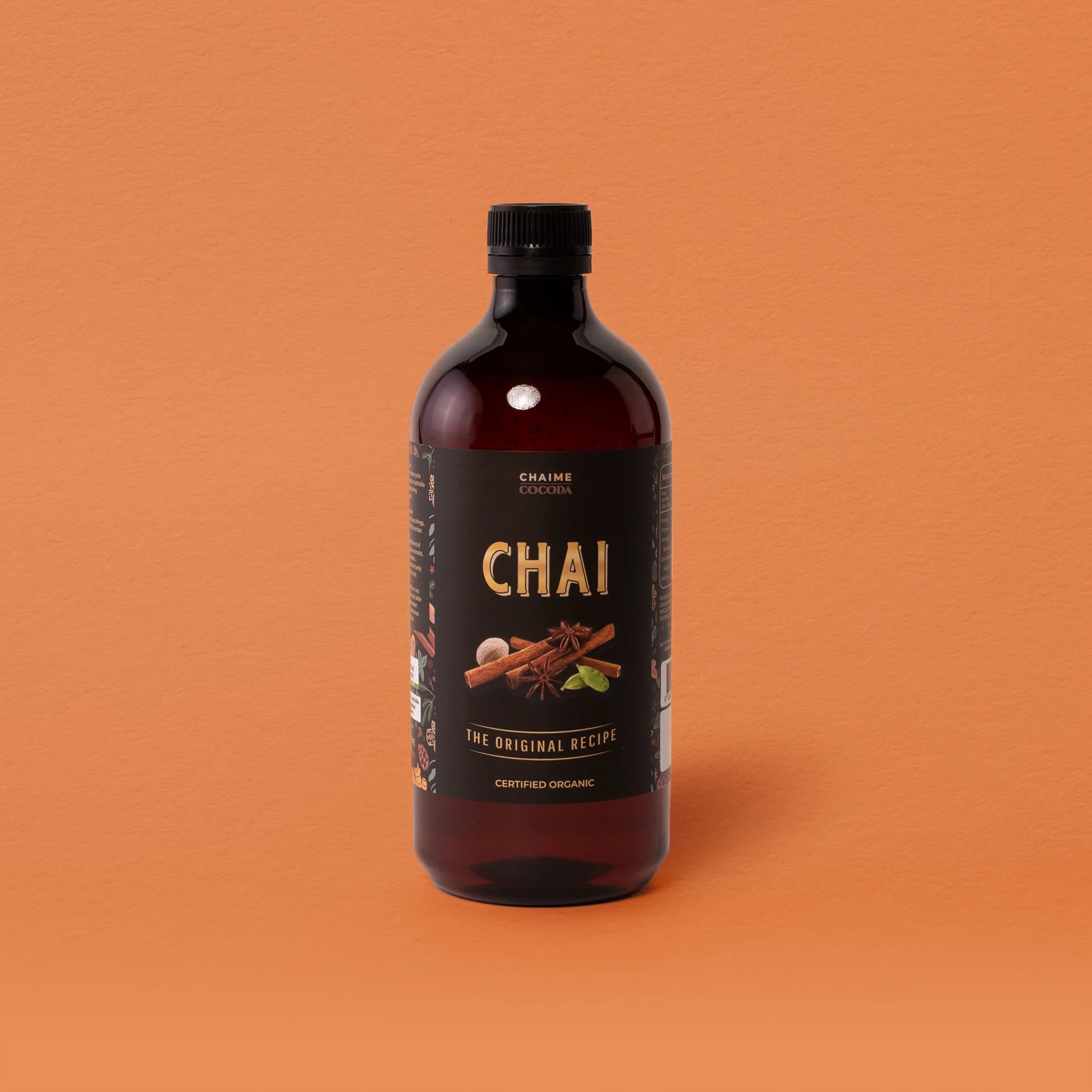 Certified Organic Chai Tea Syrup 750ml Chai Me