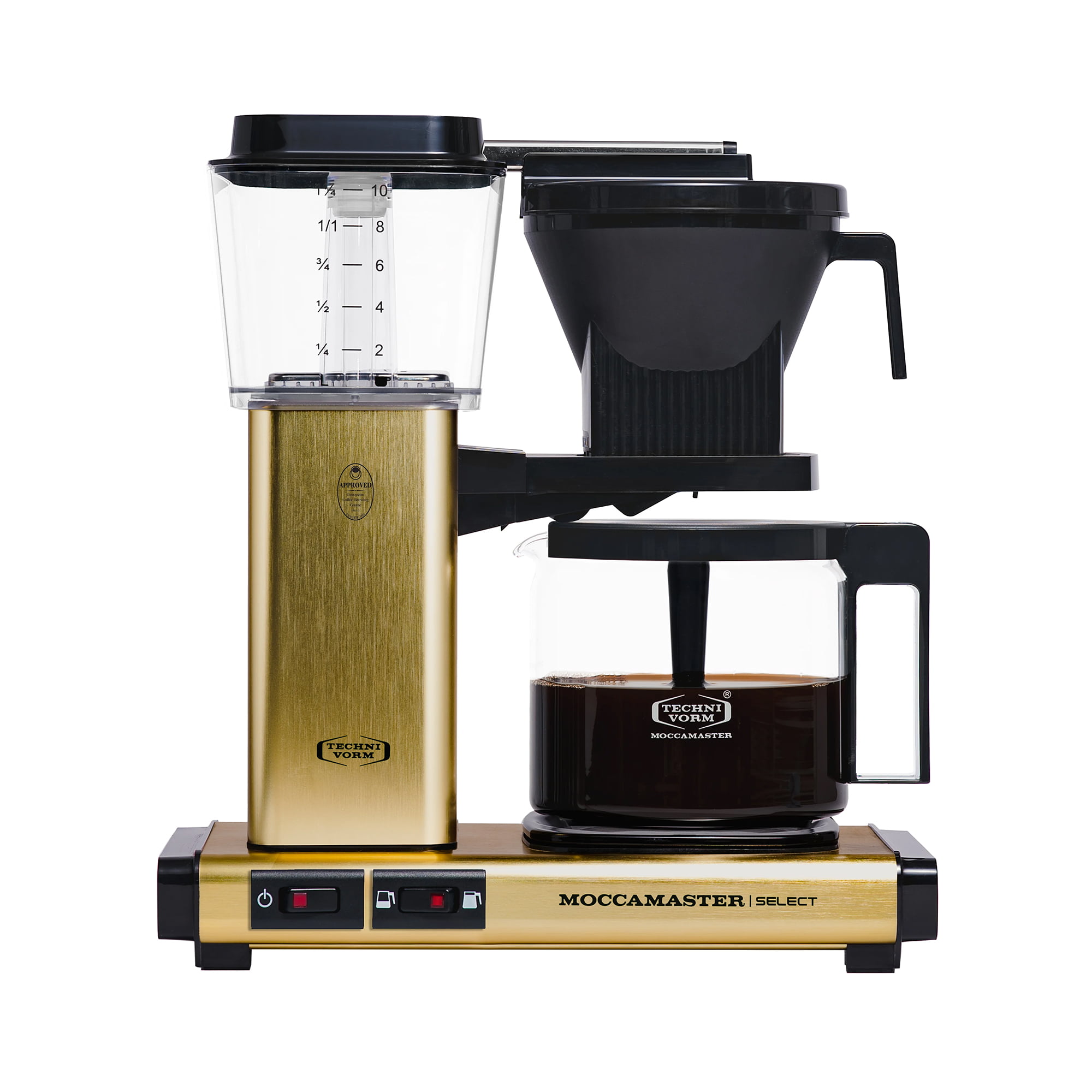 Moccamaster KBG 741 Brushed Brass Filter Coffee Maker Chain Coffee