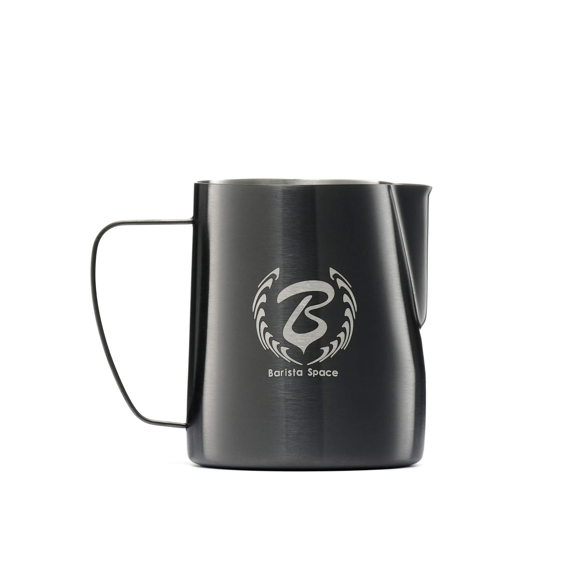 Barista Space 350 ml Sandy Black Milk Jug Chain Coffee Company