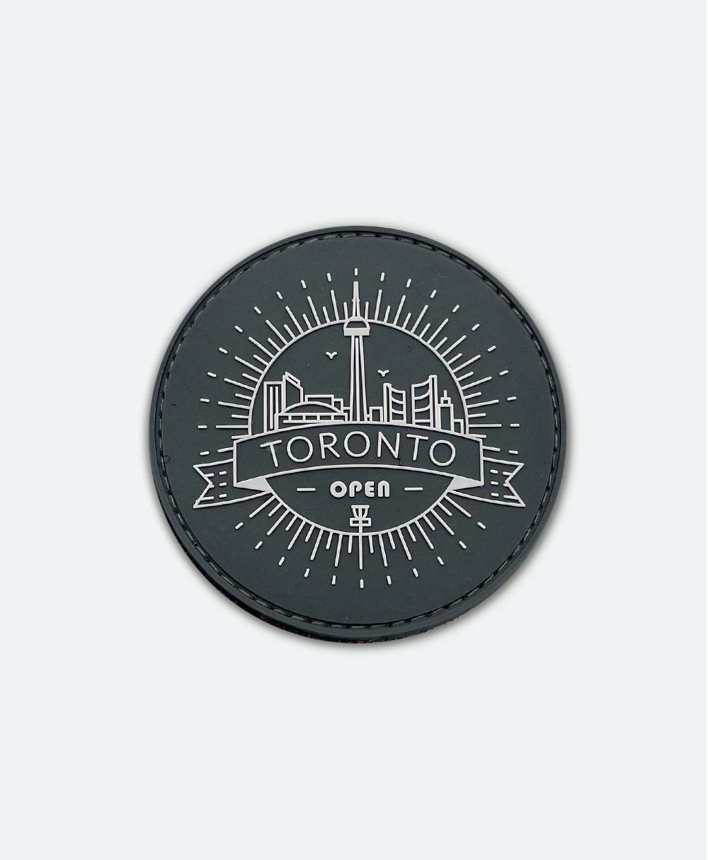 TORONTO OPEN Disc Golf Velcro Patch ChainLink Disc Golf