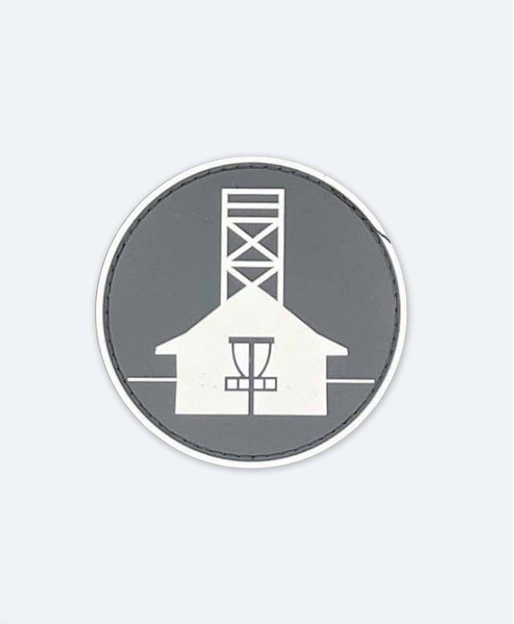 Beaches Disc Golf GlowintheDark Velcro Patch ChainLink Disc Golf