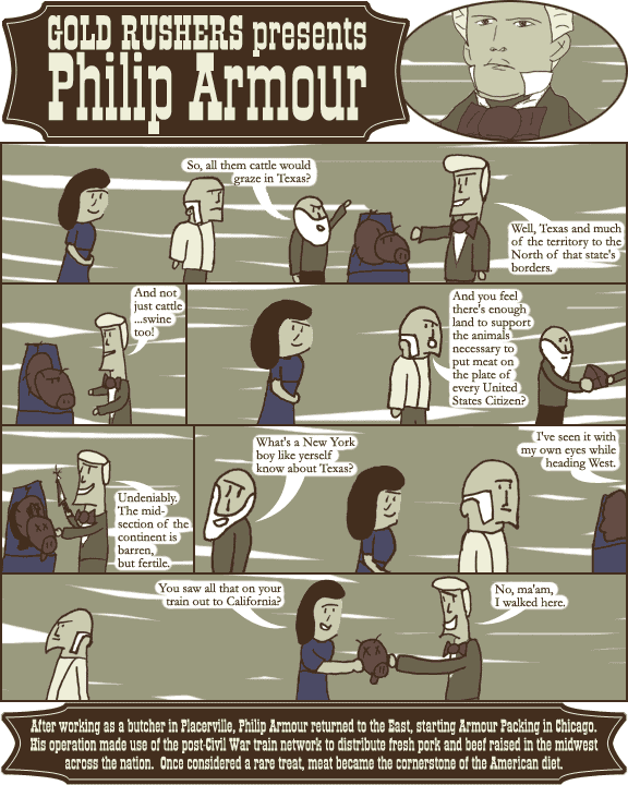 Gold Rushers Philip Armour