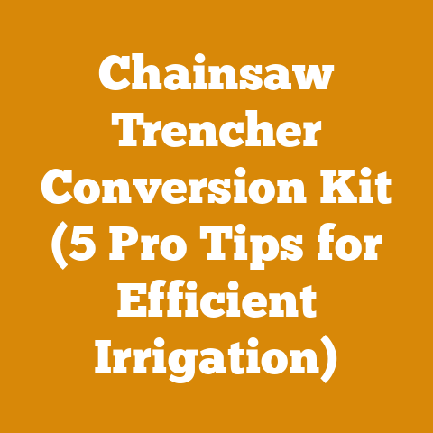 Chainsaw Trencher Conversion Kit (5 Pro Tips For Efficient Irrigation)