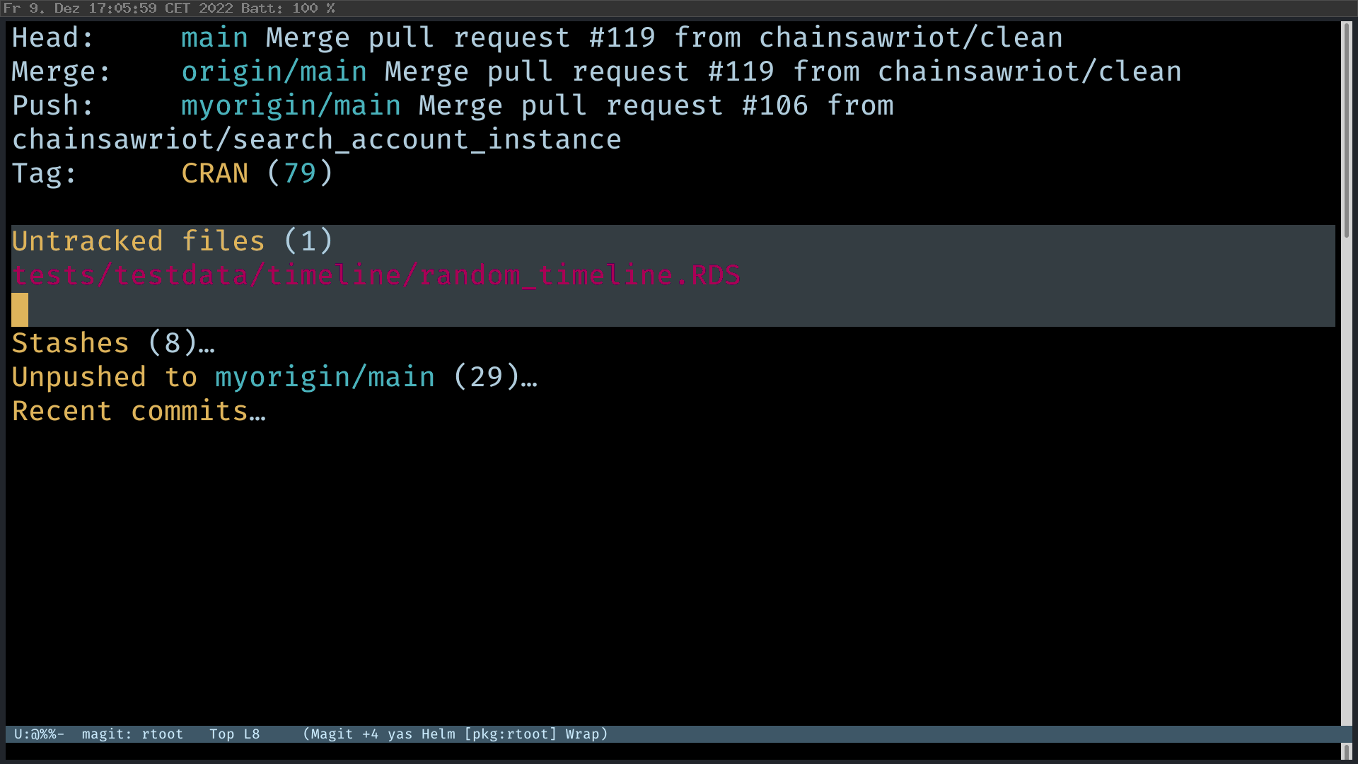 Advent of emacs 12 How I do version control in emacs