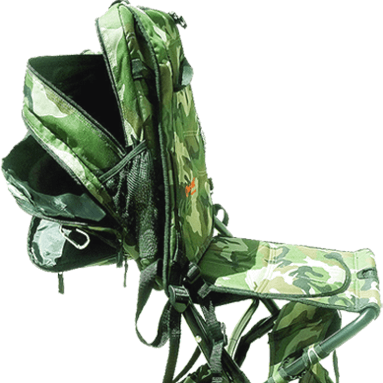 camo backpack chair
