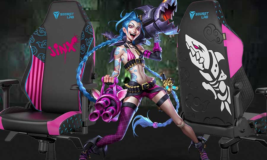 New League of Legends x Secretlab Jinx Gaming Chair