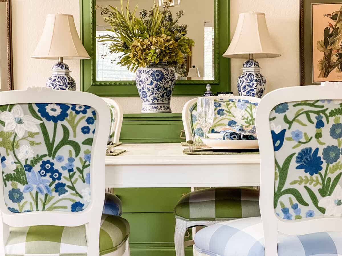 Upcycled Dining Room Chairs