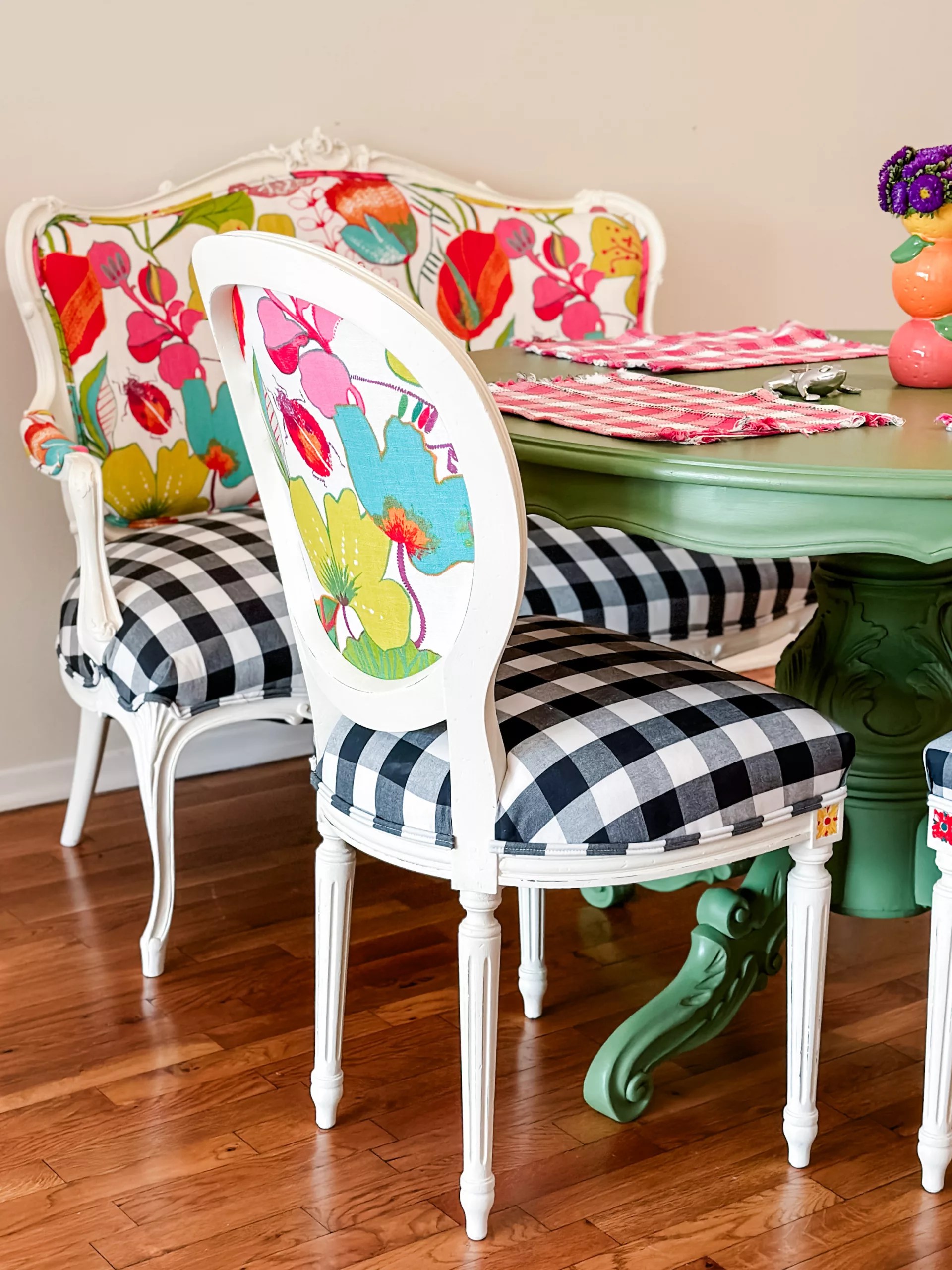 A Cottagecore Dining Set Chair Whimsy
