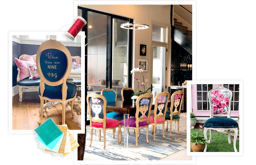 Chair Whimsy Bright, Colorful Designed Chairs for Your Home Texas