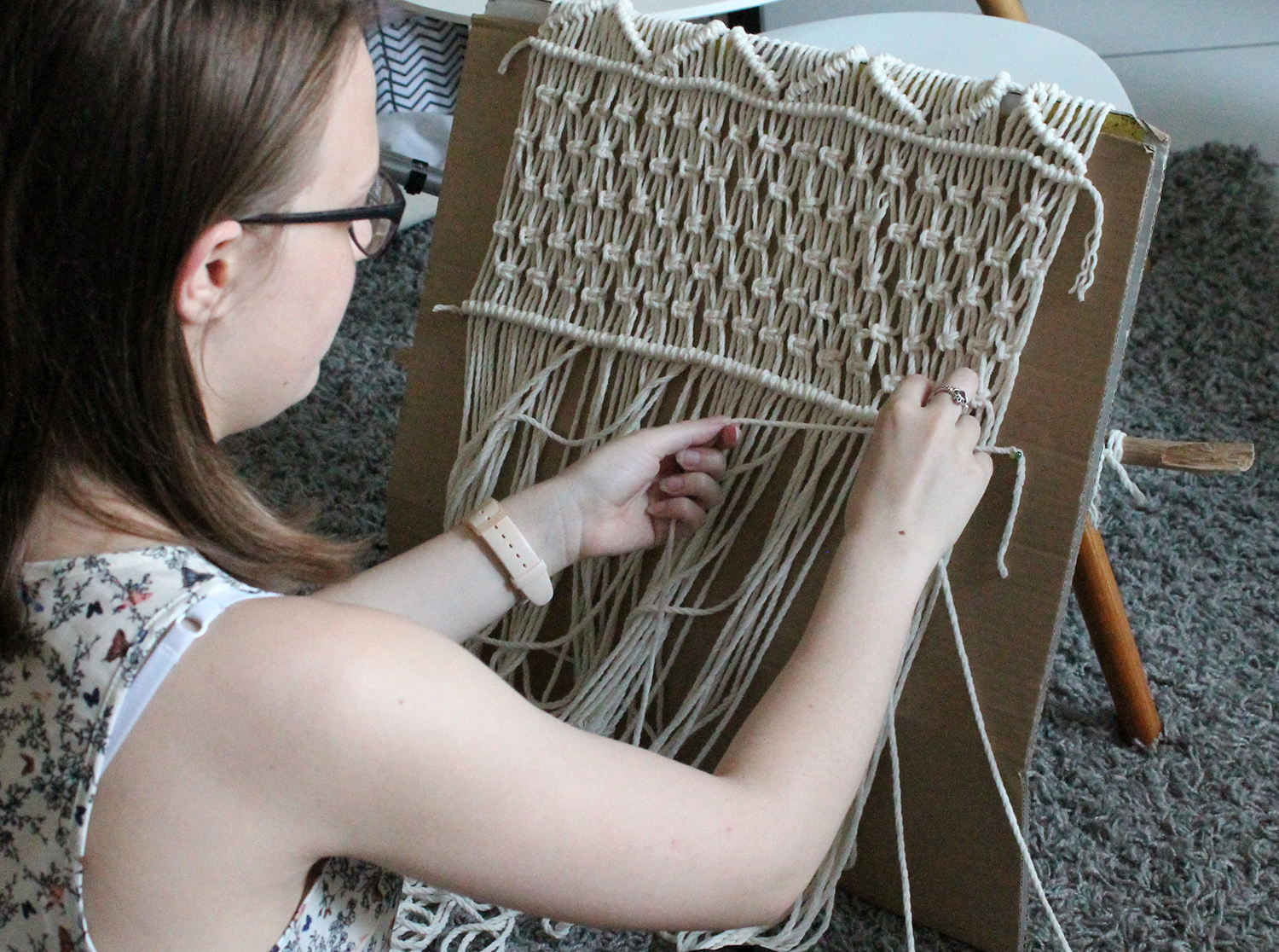 Le Macramé renait de ses cendres Kit macramé Phildar