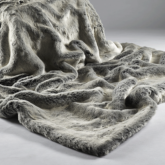 Alaska Fox Faux Fur Throw Chalet Shop