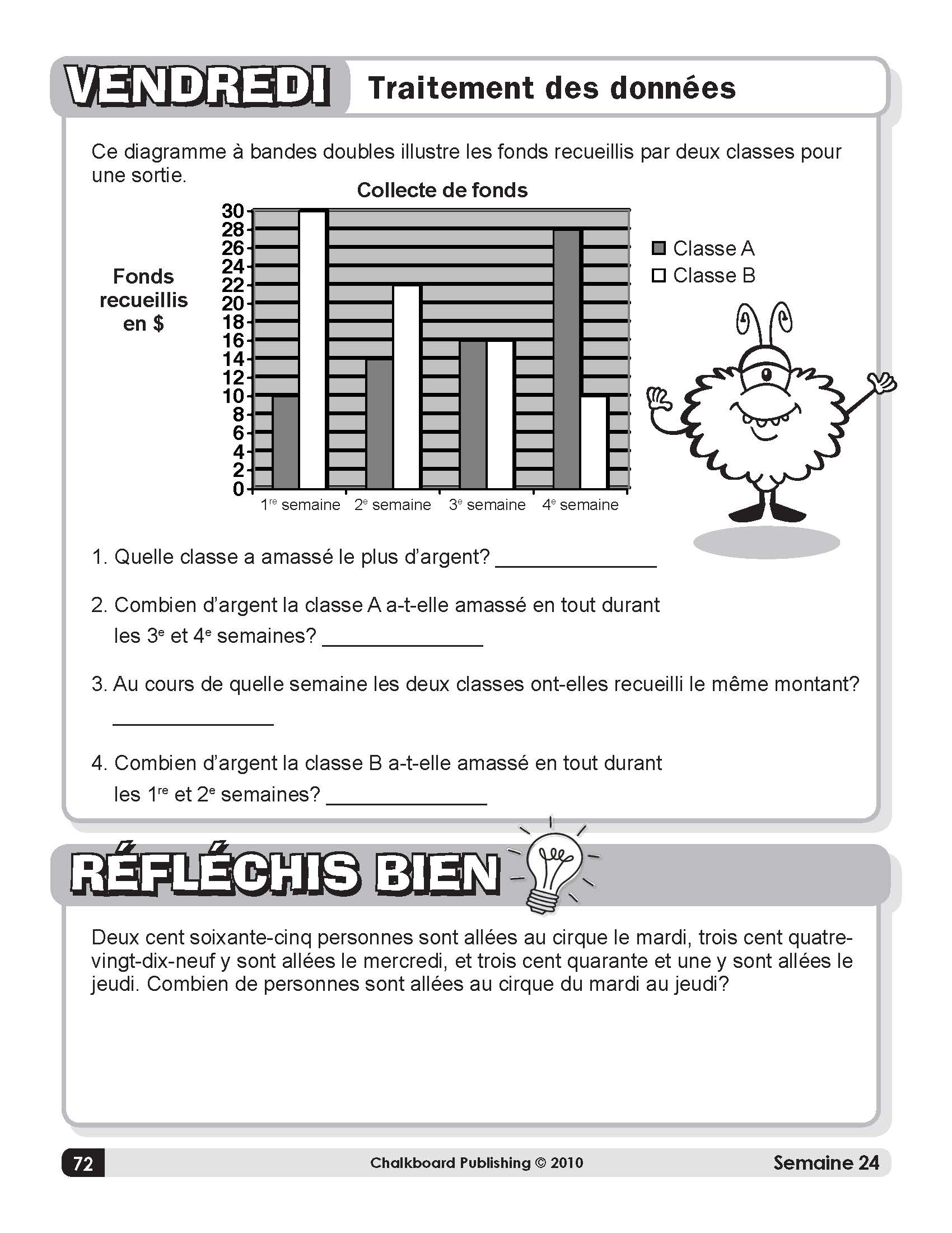 Canadian French Daily Math Grade 6 eBook Chalkboard Publishing