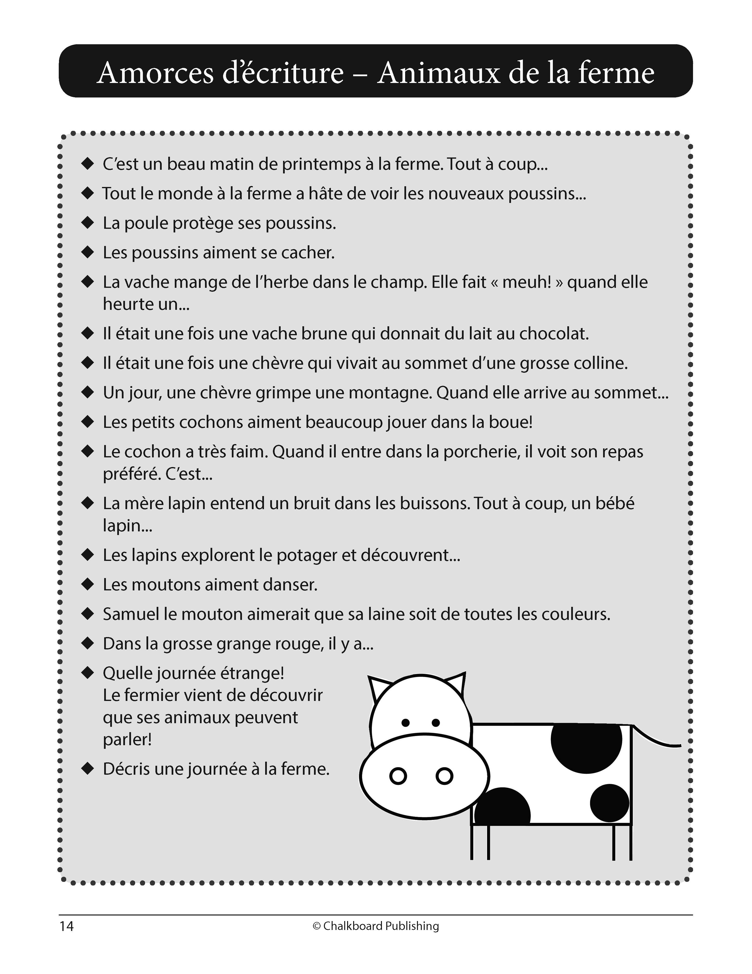 Canadian French Draw and Write Grades K2 eBook Chalkboard Publishing
