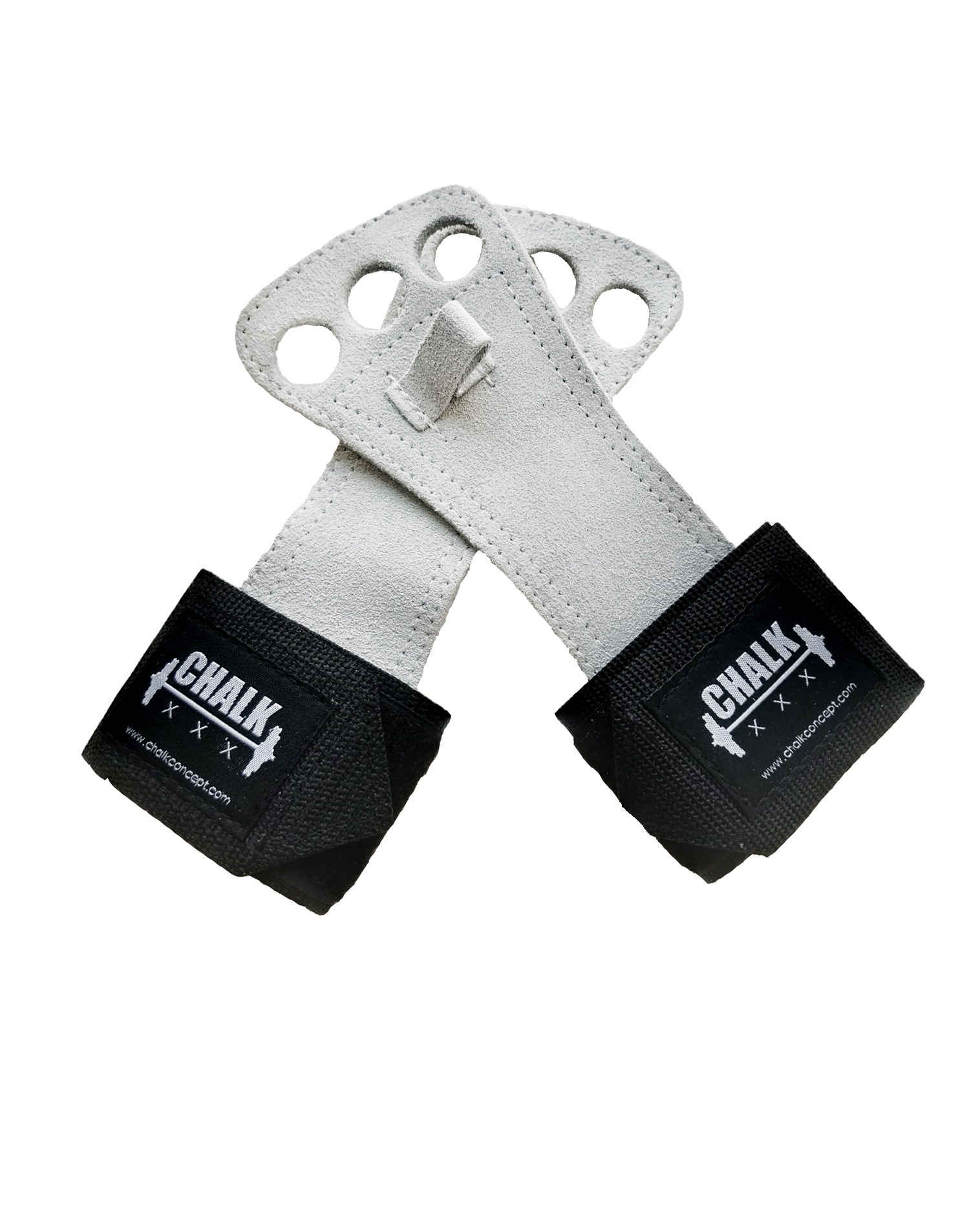 WHITE LEATHER HAND GRIPS CHALK Concept