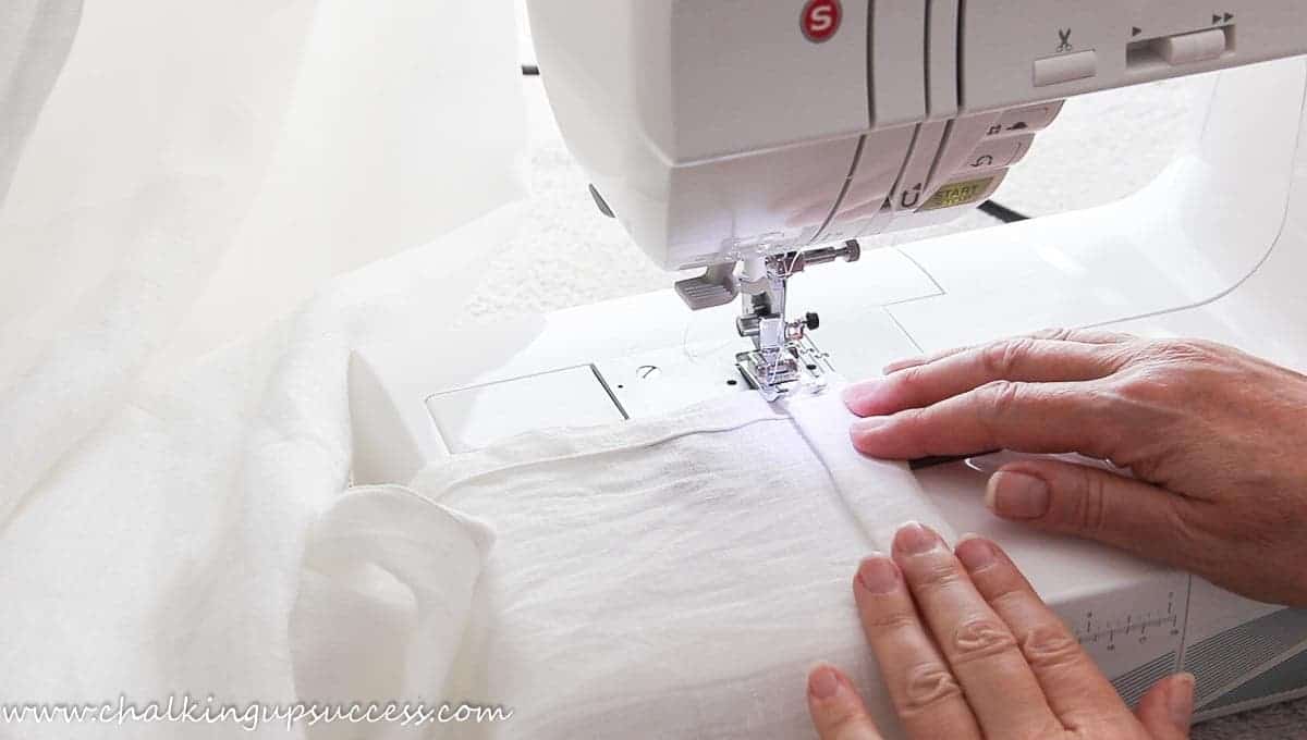 How To Sew Curtain Hem Sewing Machine