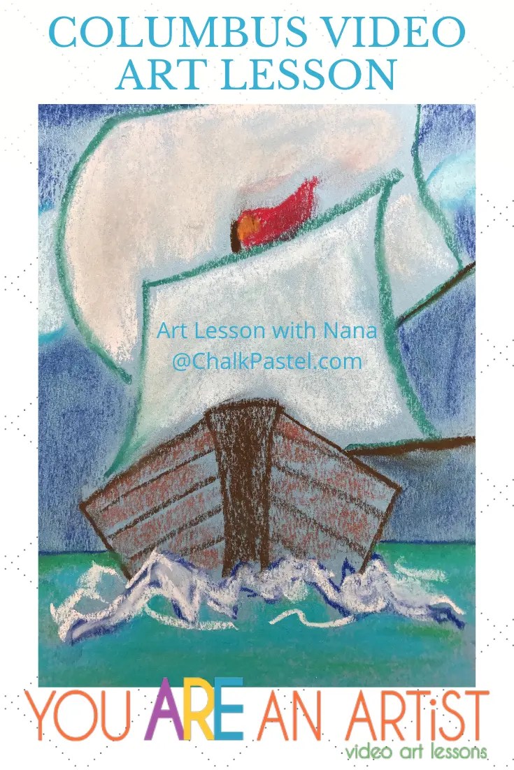 Christopher Columbus Homeschool Art Lesson You ARE an ARTiST!