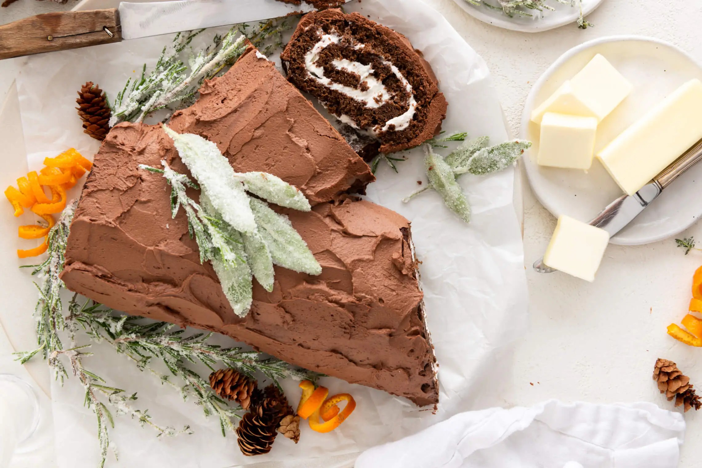 Chocolate Yule Log Challenge Dairy