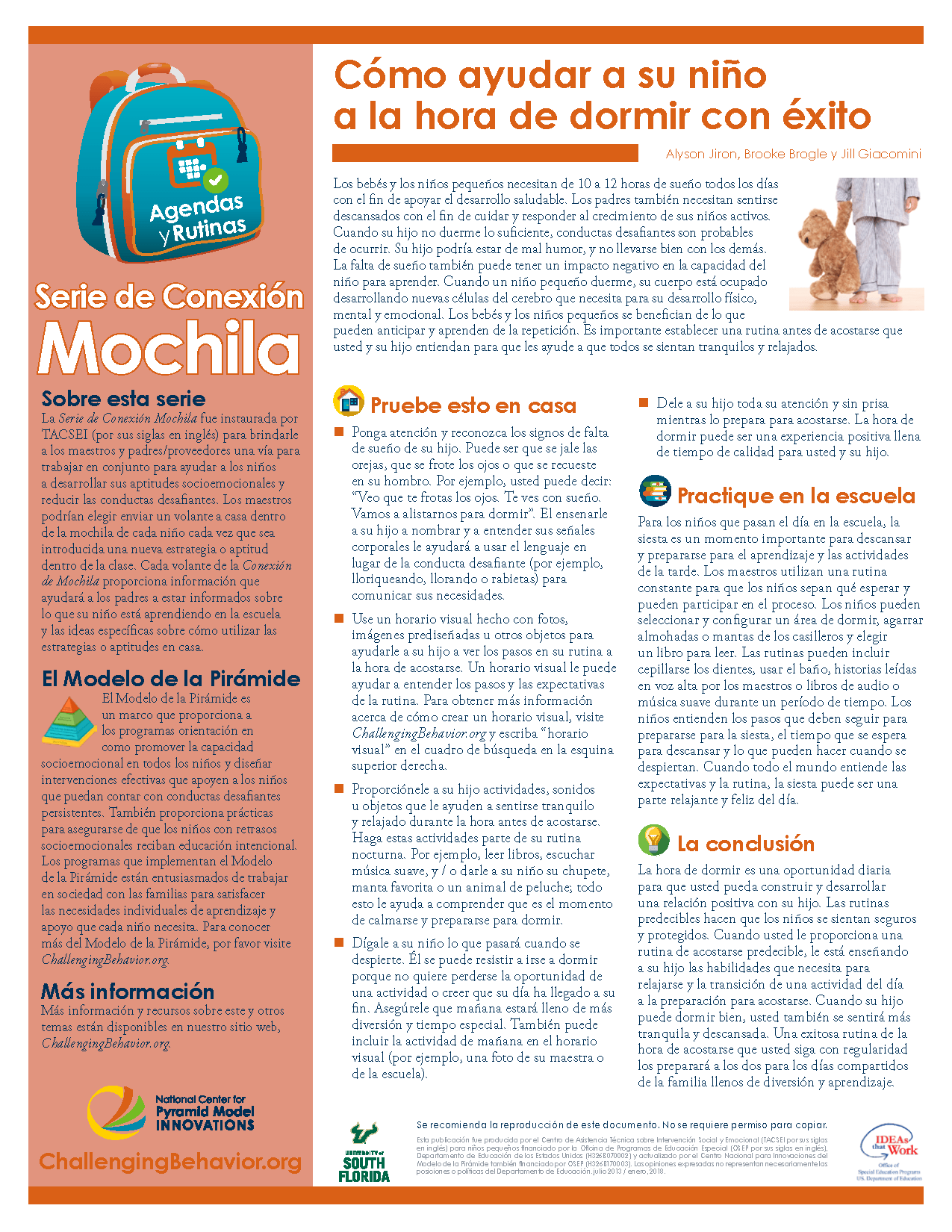 Routines and Schedules How to Help Your Child Have a Successful