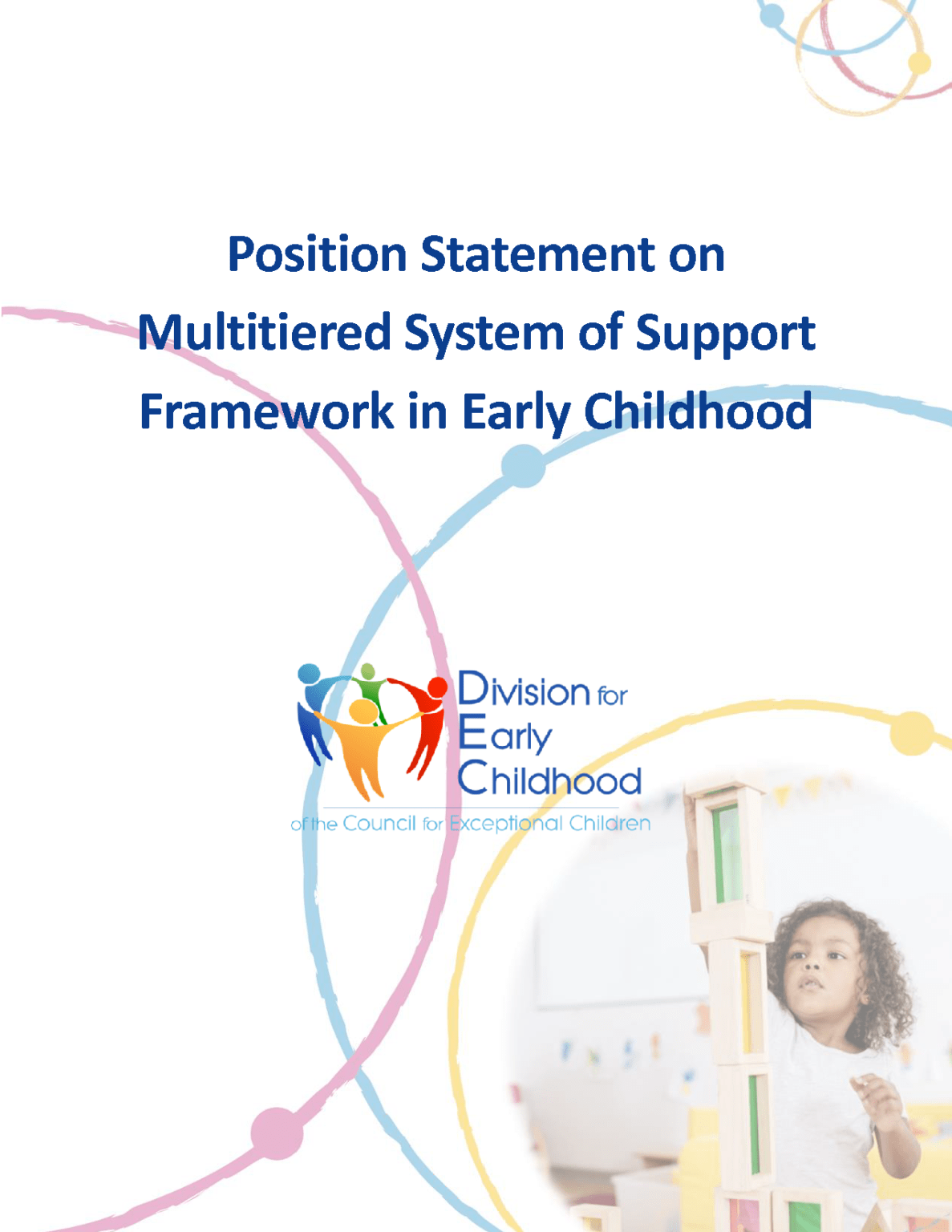 Division for Early Childhood (DEC) Position Statement on Multitiered
