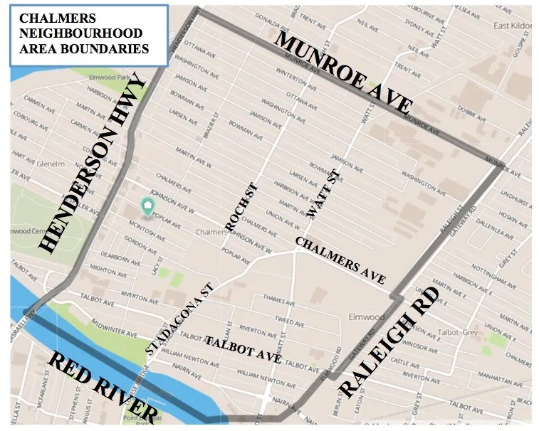 Chalmers Area Map Connecting people and opportunity for a stronger community