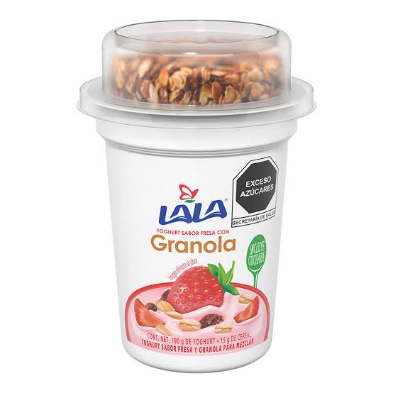 7501020535266 LALA YOGURT DE FRESA CON GRANOLA 190G