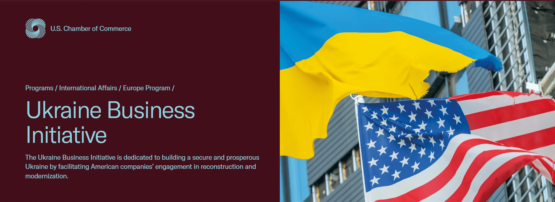Ukraine Business Initiative of US Chamber of Commerce The American