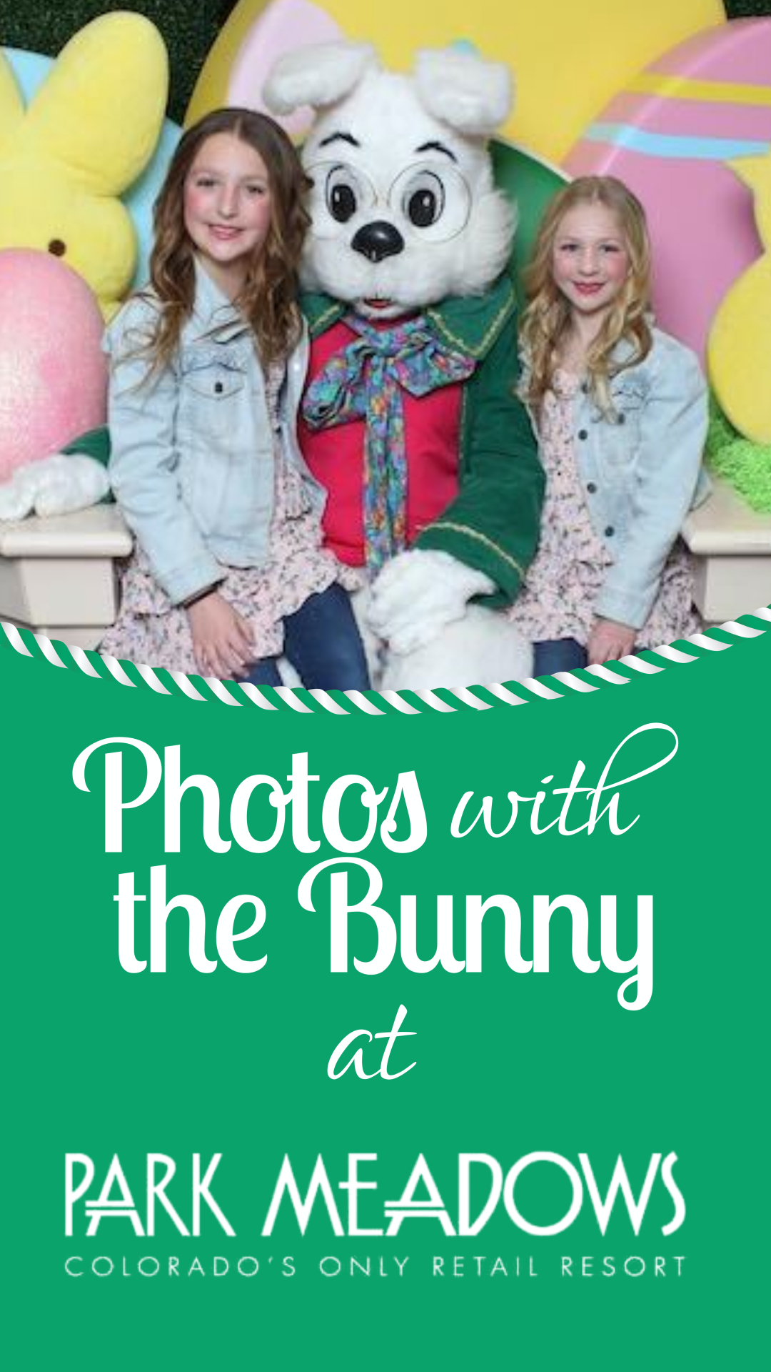 Visit Park Meadows for Photos with The Bunny!