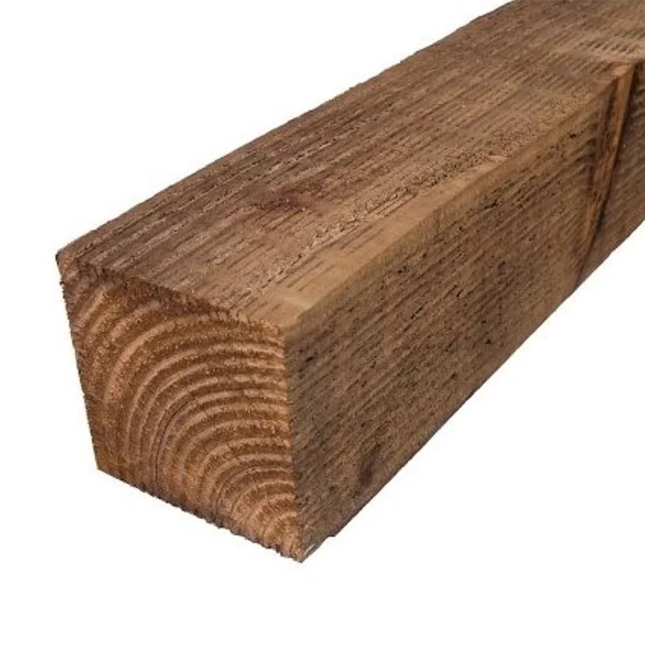 Brown Treated 100x100 2.4m Chambers Timber