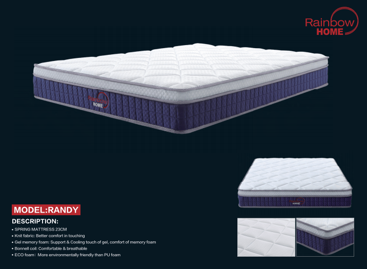 Rainbow HomeRANDY(Mattress in a Box) Chamboniza Bedding