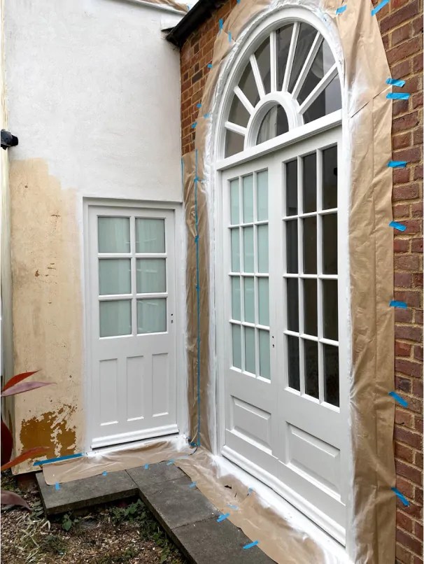 Sash Windows Painting Wooden windows Painting