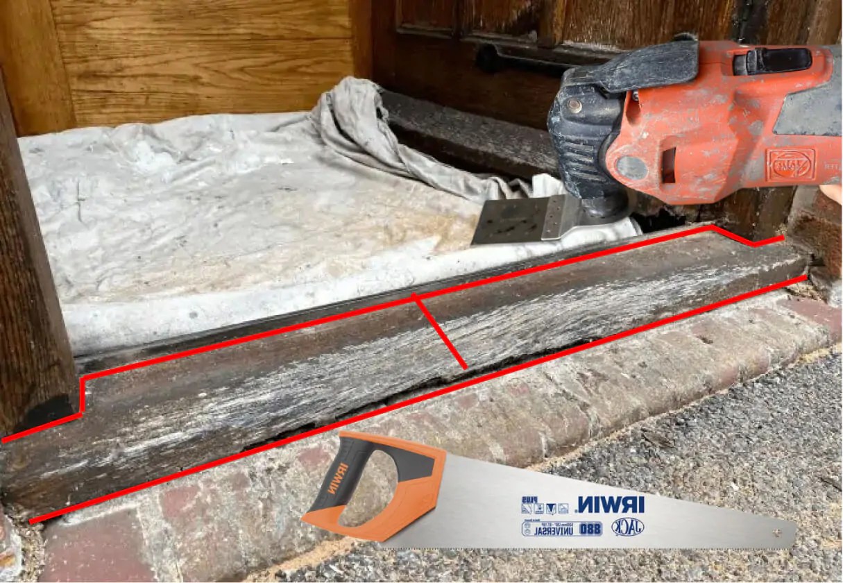 How to replace and protect new wooden door sill Complete guide