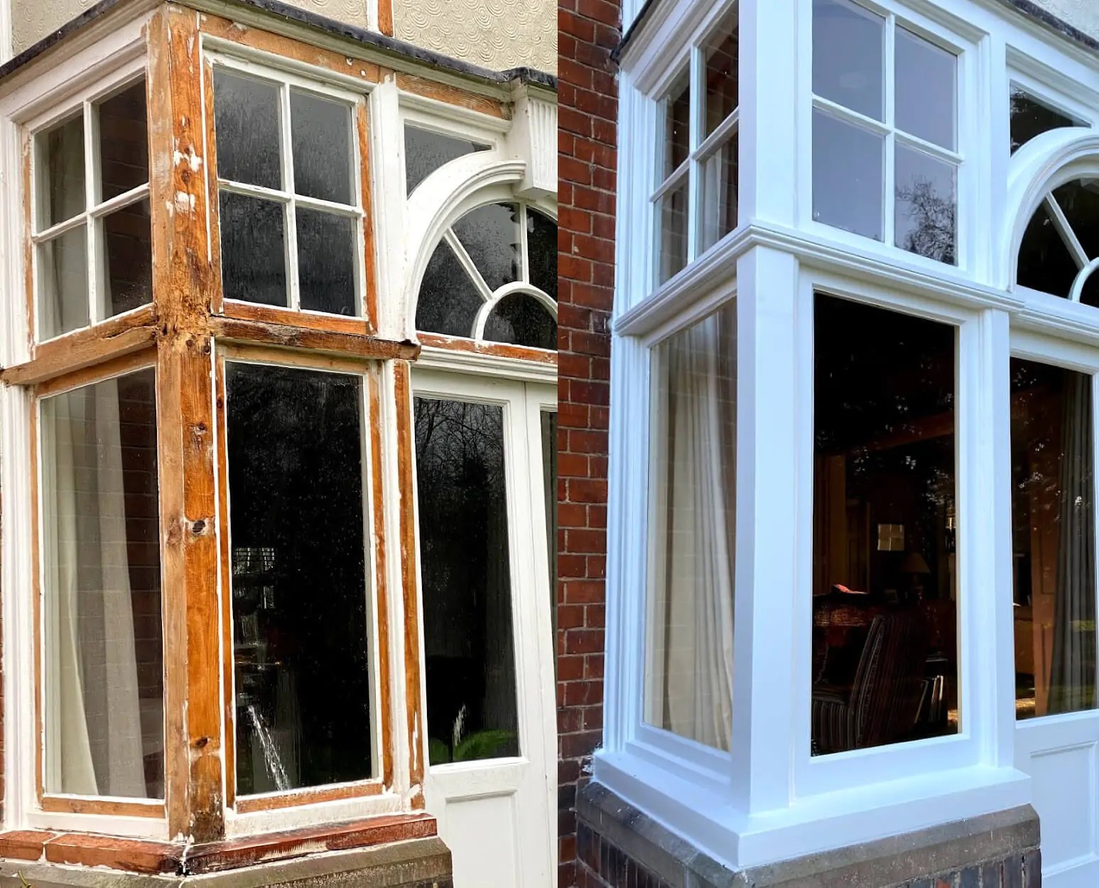 Bay window restoration Repair & Reglazing of Bay Windows