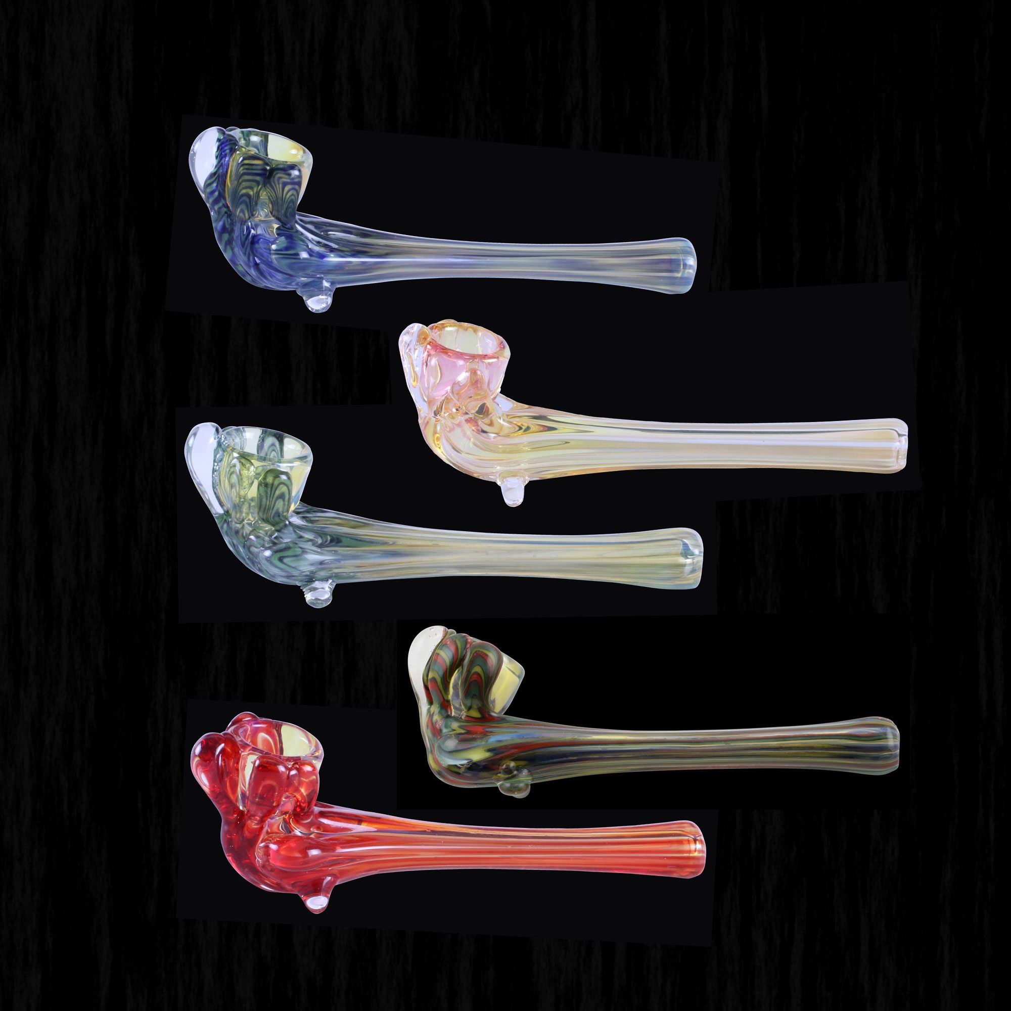 Glass Pipes Selection Chameleon Glass