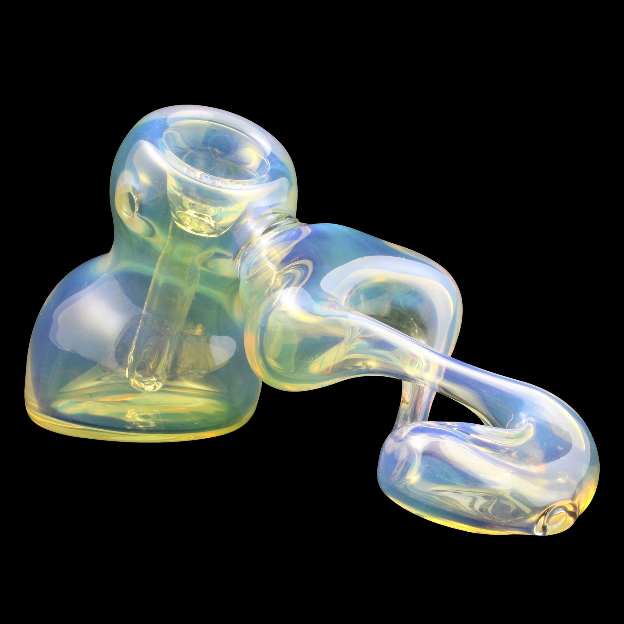 Infinity Hammer Bubbler Glass Water Pipe Chameleon Glass