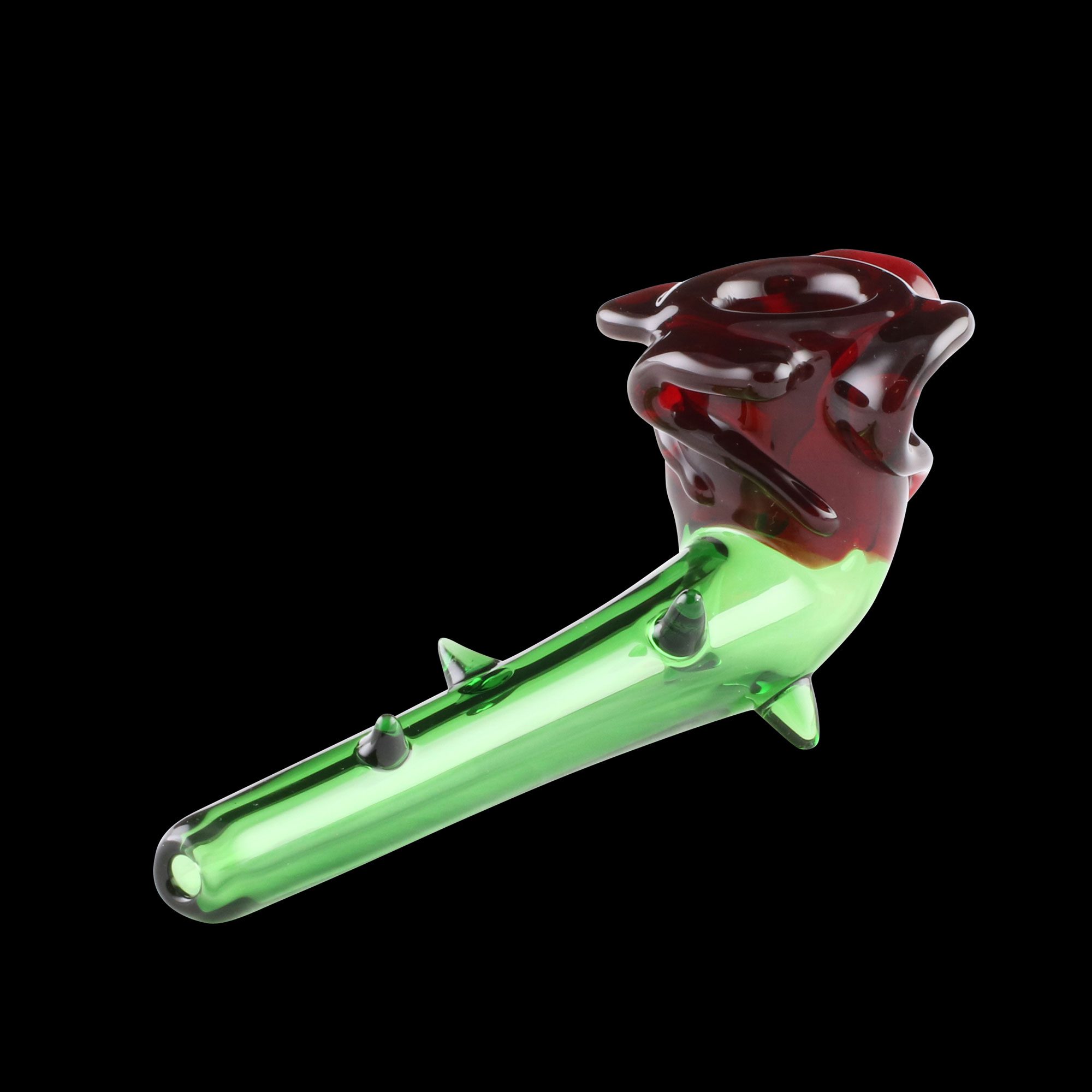 Rose Briar Glass Pipe Chameleon Glass
