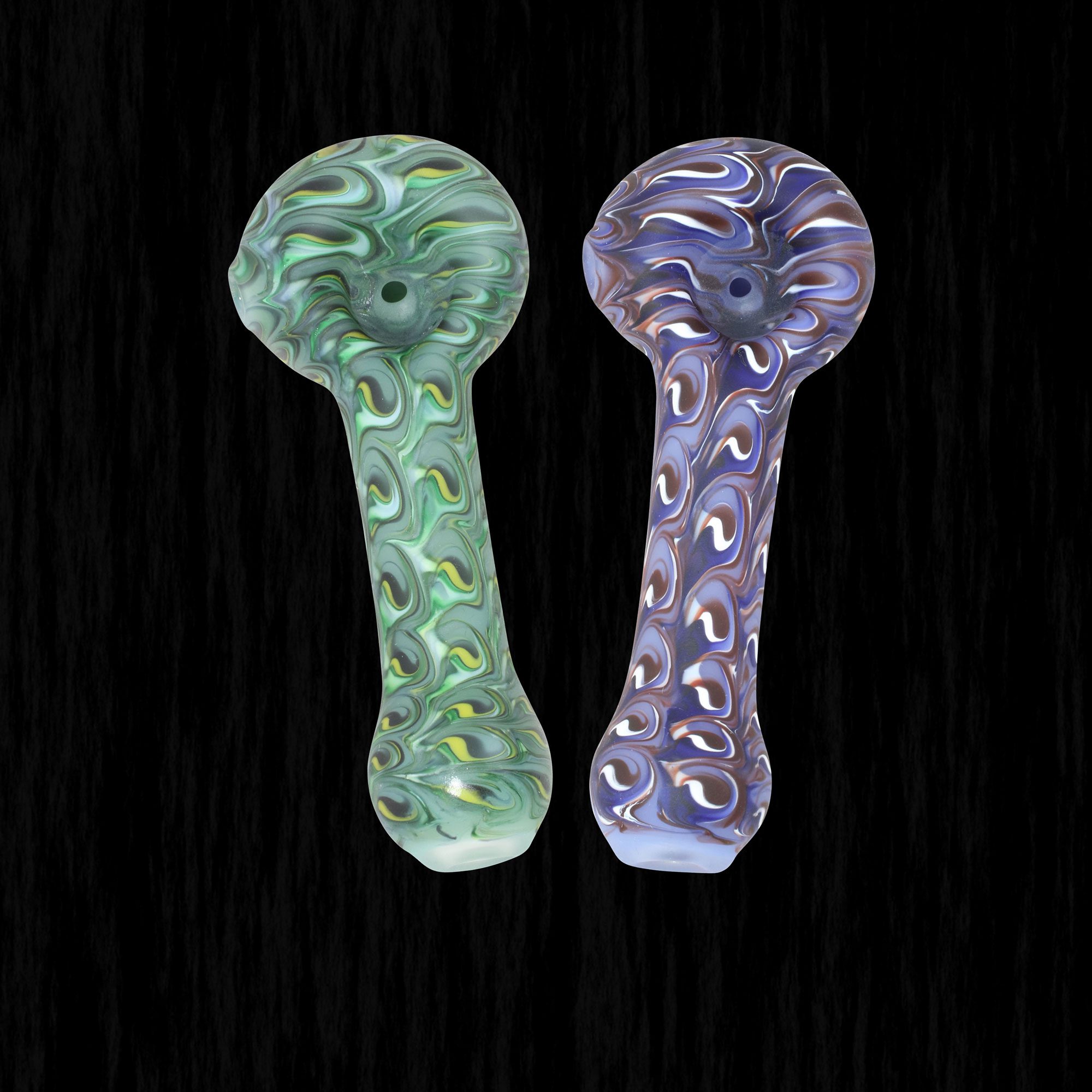 Fourth Dimension Sandblasted Glass Pipe