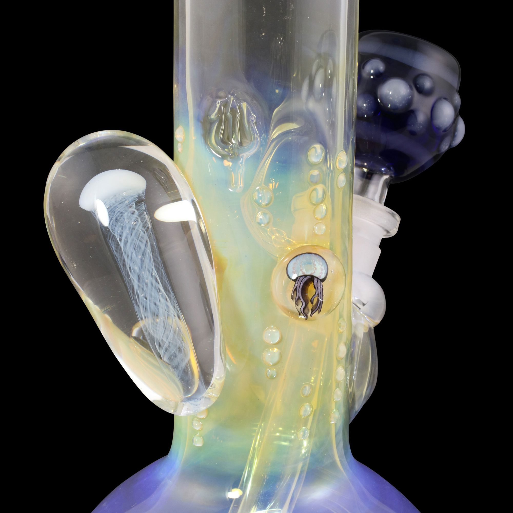 Jellyfish Glass Water Pipe Chameleon Glass