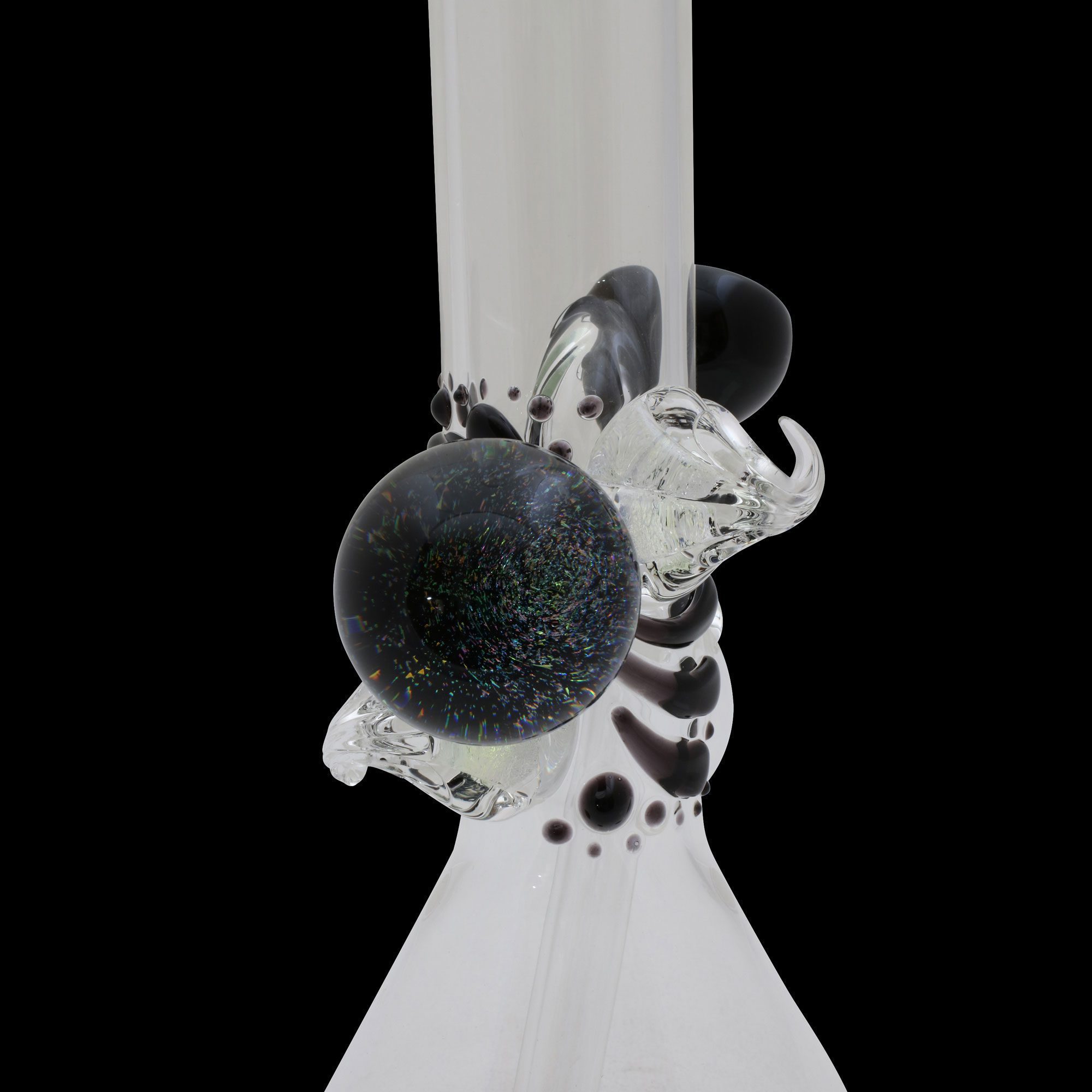 Mega Marble Glass Water Pipe Chameleon Glass
