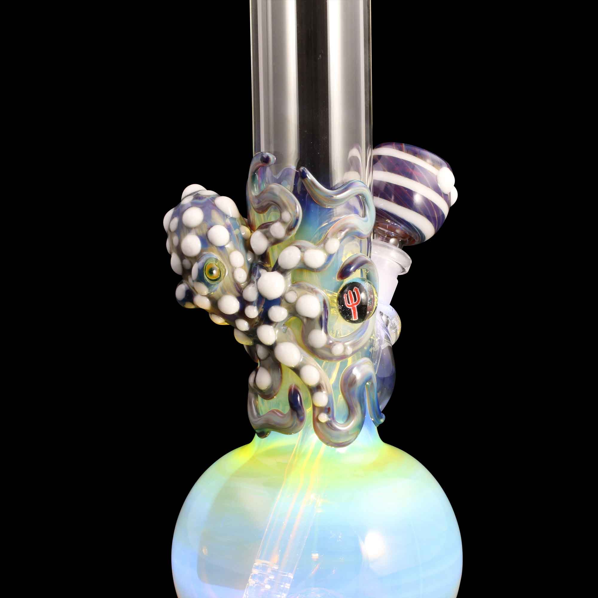 Kraken Octopus Glass Water Pipe Chameleon Glass