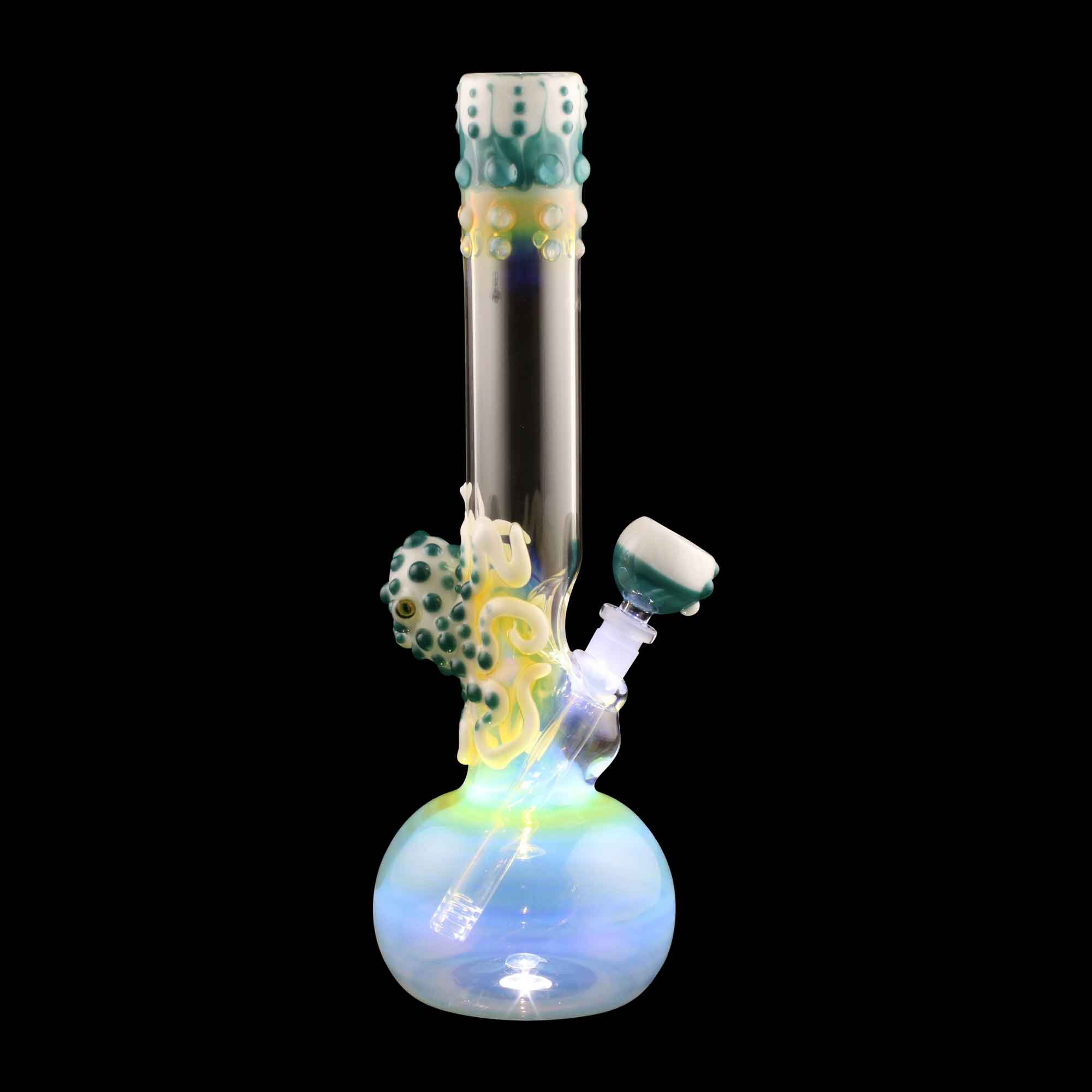 Kraken Octopus Glass Water Pipe Chameleon Glass