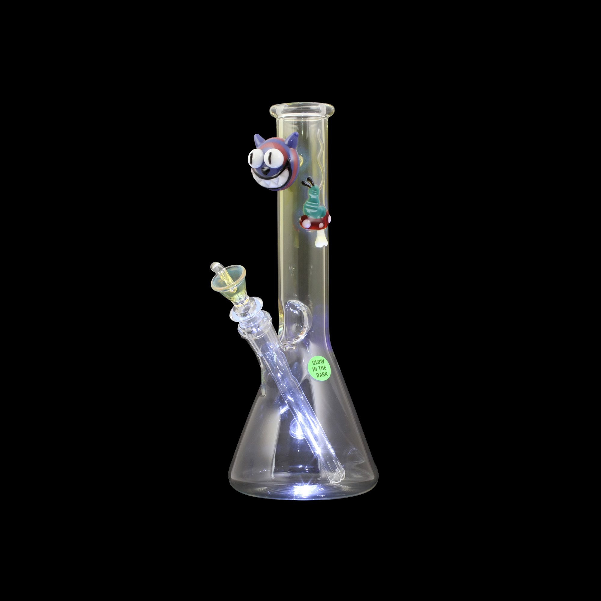 Cheshire Cat Glass Water Pipe Chameleon Glass