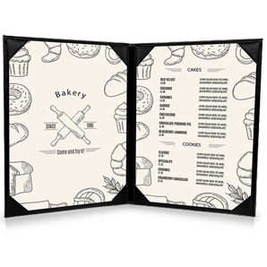 Two Panel Menu | Printing & Graphic Design Koh Samui, Thailand
