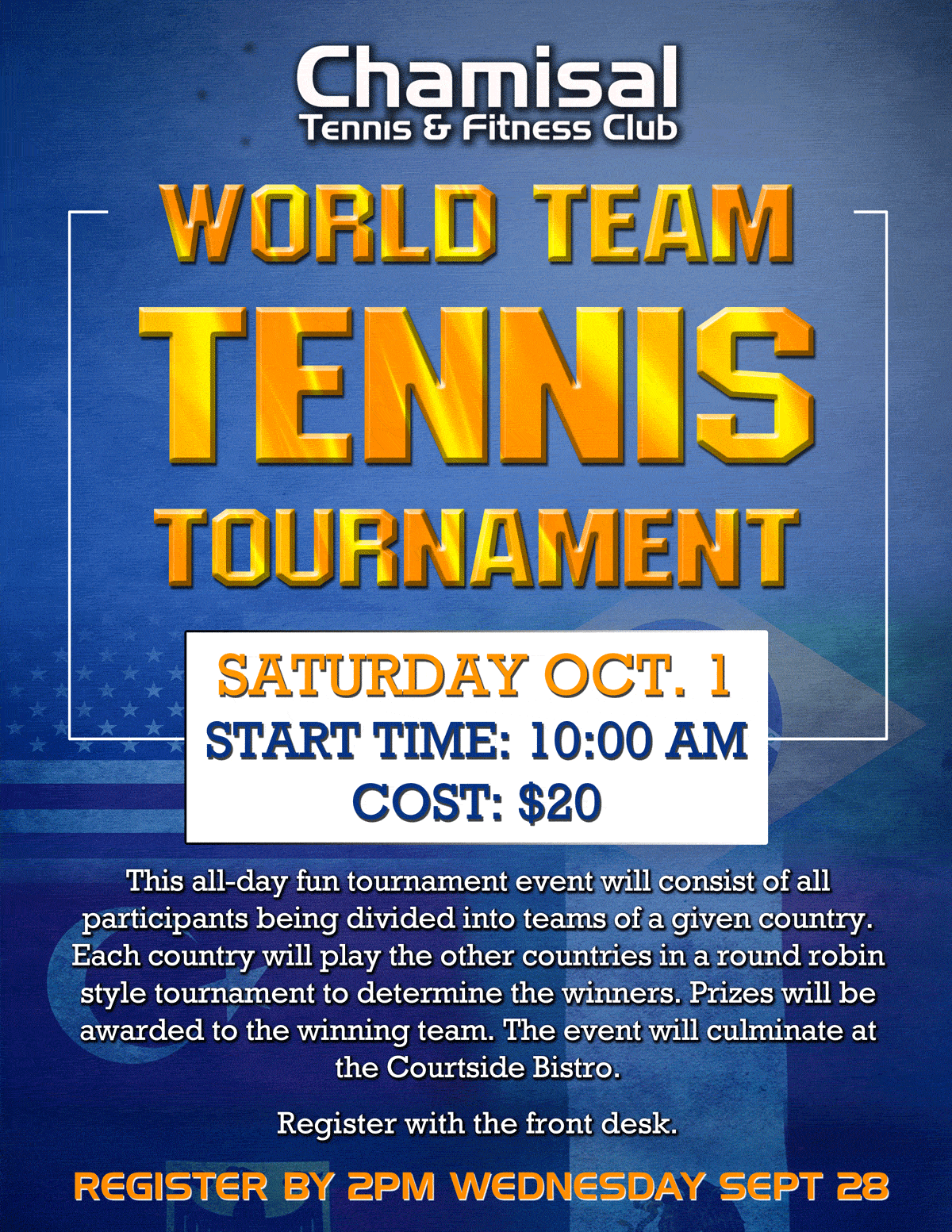 World Team Tennis Tournament Chamisal Tennis & Fitness Club