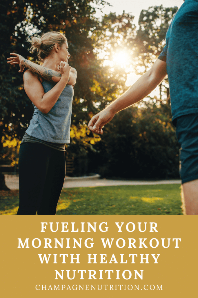 Fueling your morning workout with healthy nutrition