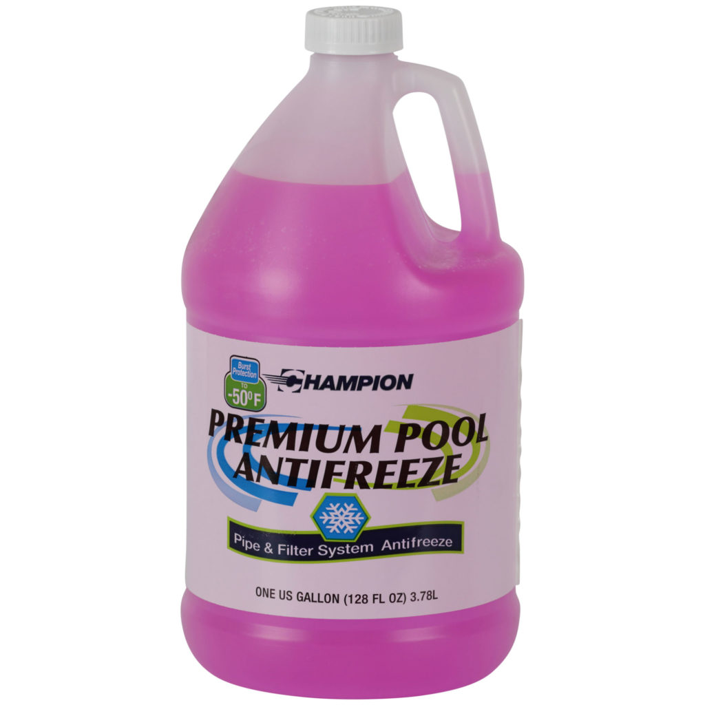 Champion Pool Antifreeze Champion Packaging