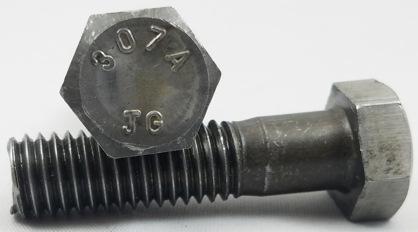 Item 103888 3/410 X 6 Hex Bolt ASTM A307 Grade A Plain
