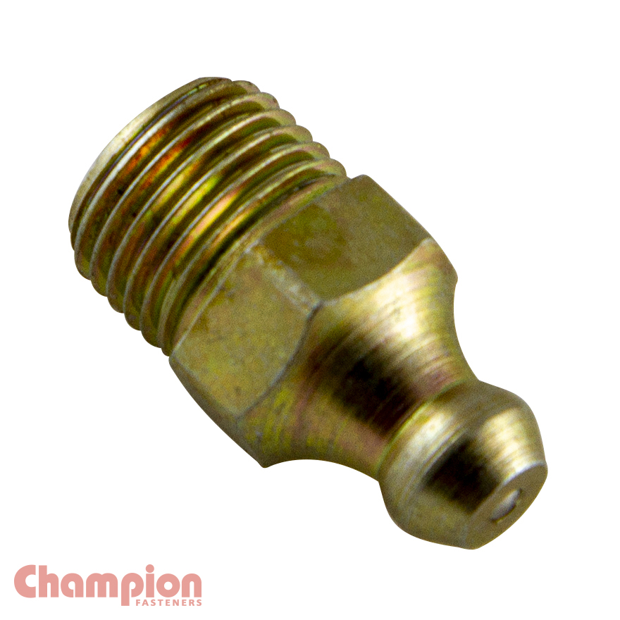 GREASE NIPPLES M10 x 1.00mm STRAIGHT Champion Parts