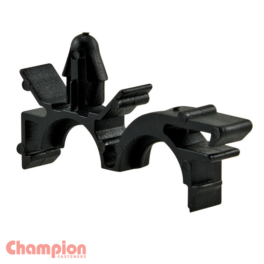 WIRE LOOM CLIPS BLACK FOR LOOMS 12.415.6mm O.D. Champion Parts