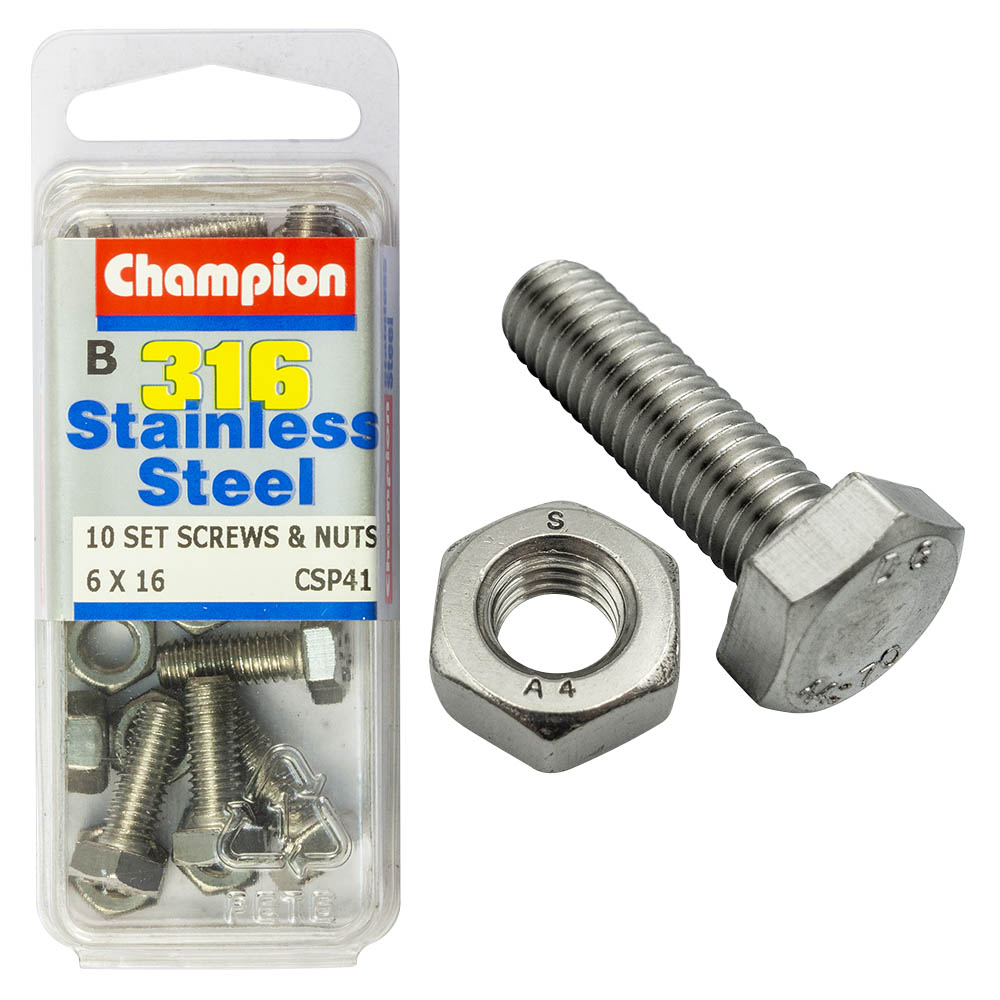 Champion Parts Bolts & Nuts Packs