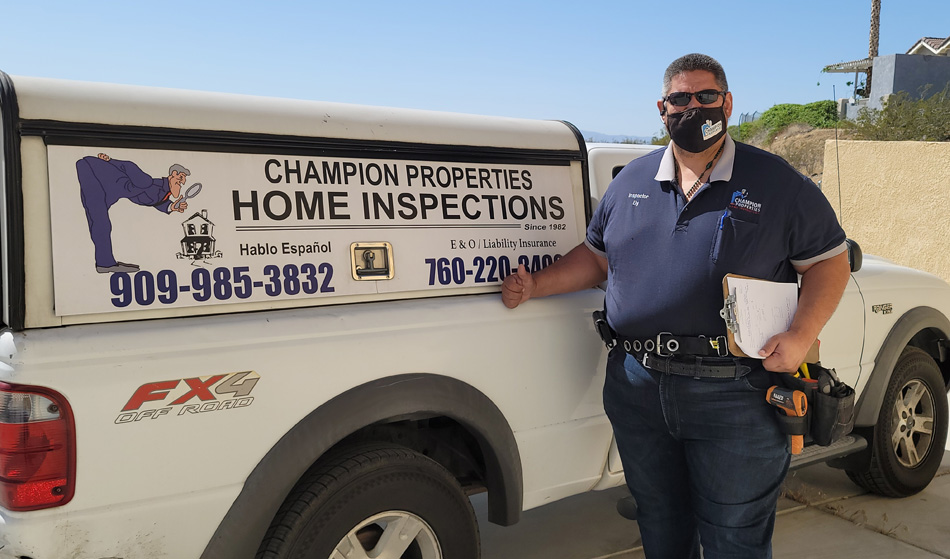 Champion Properties Home Inspections Call (760) 2208402